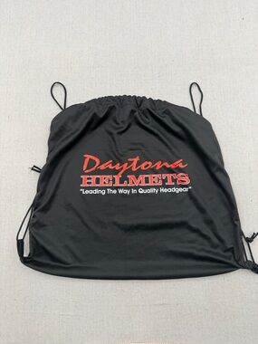 Daytona Helmets Black Drawstring Helmet Bag